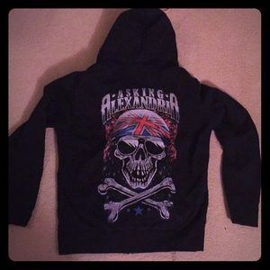 Asking Alexandria full zip hoodie